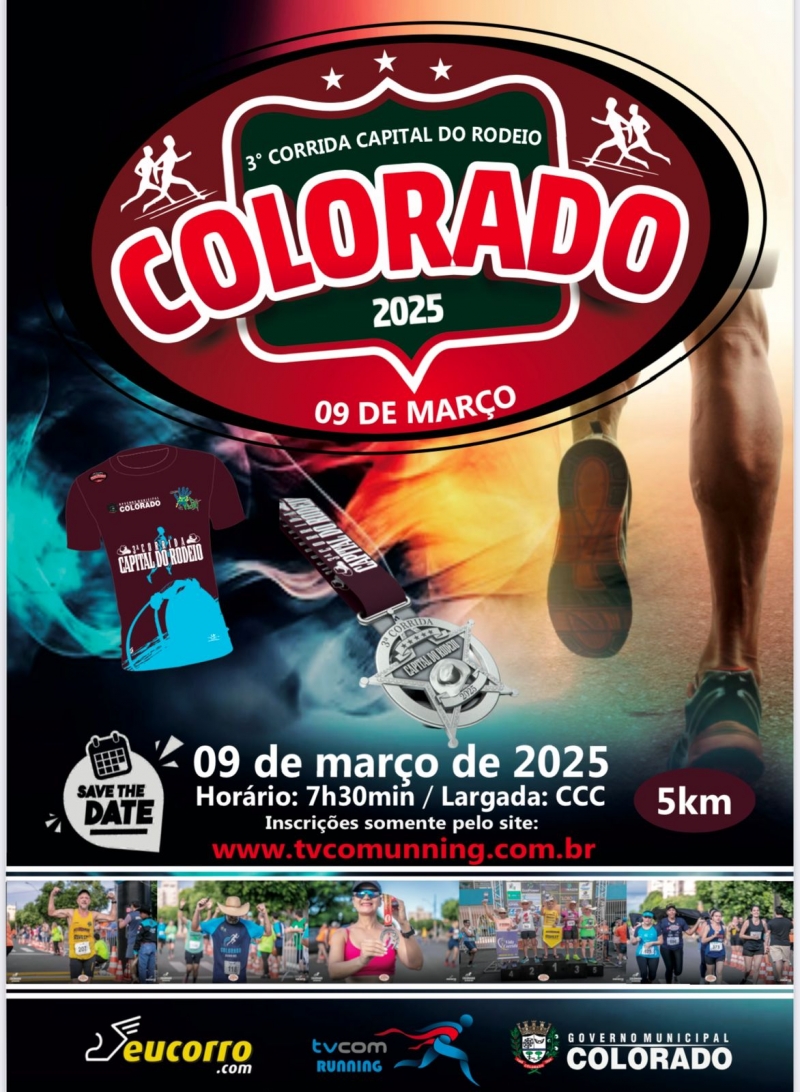 3ª CORRIDA CAPITAL DO RODEIO COLORADO