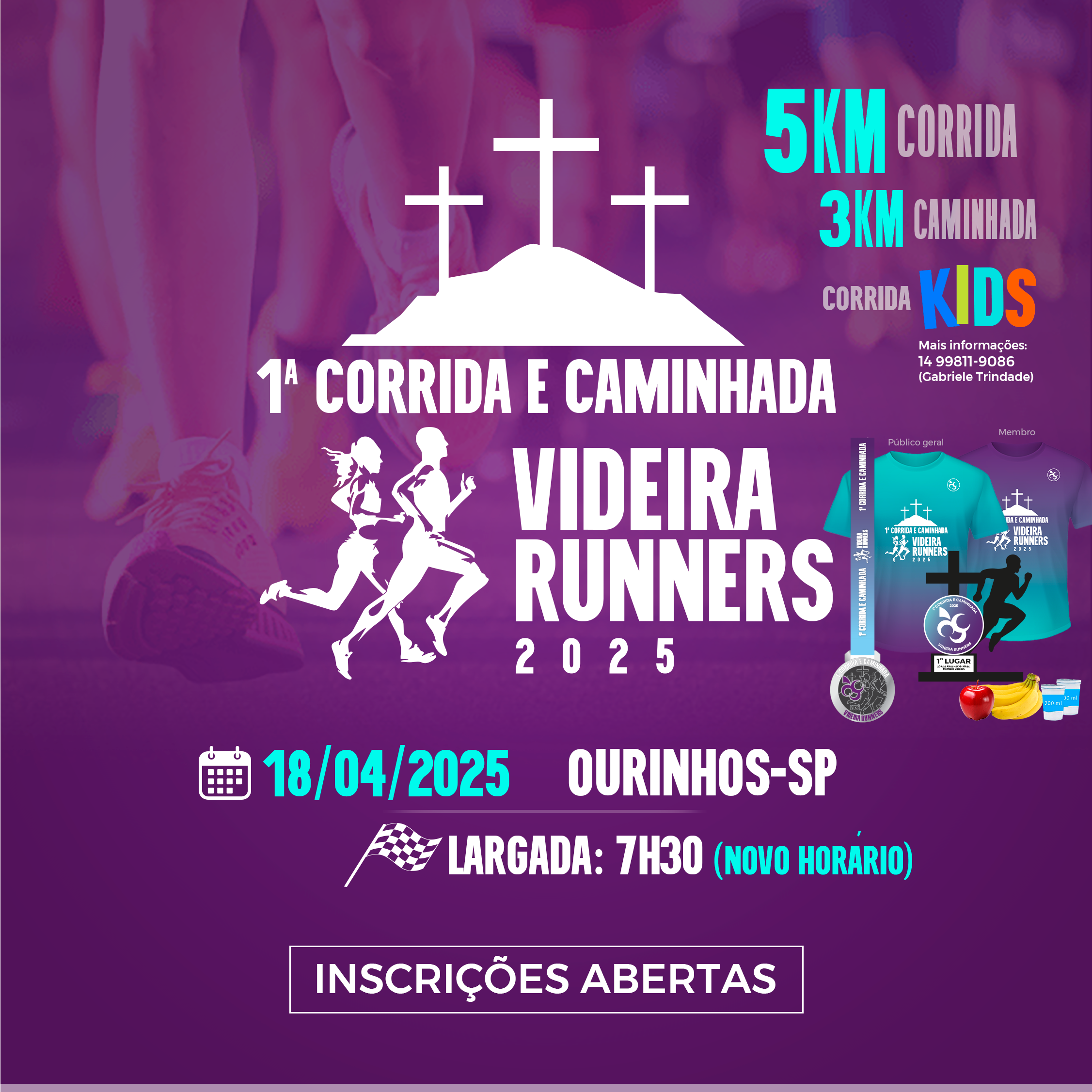 1ª CORRIDA E CAMINHADA VIDEIRA RUNNERS OURINHOS