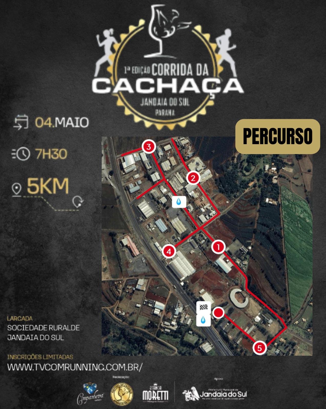 CORRIDA DA CACHAÇA 1ª EDIÇÃO JANDAIA DO SUL PR