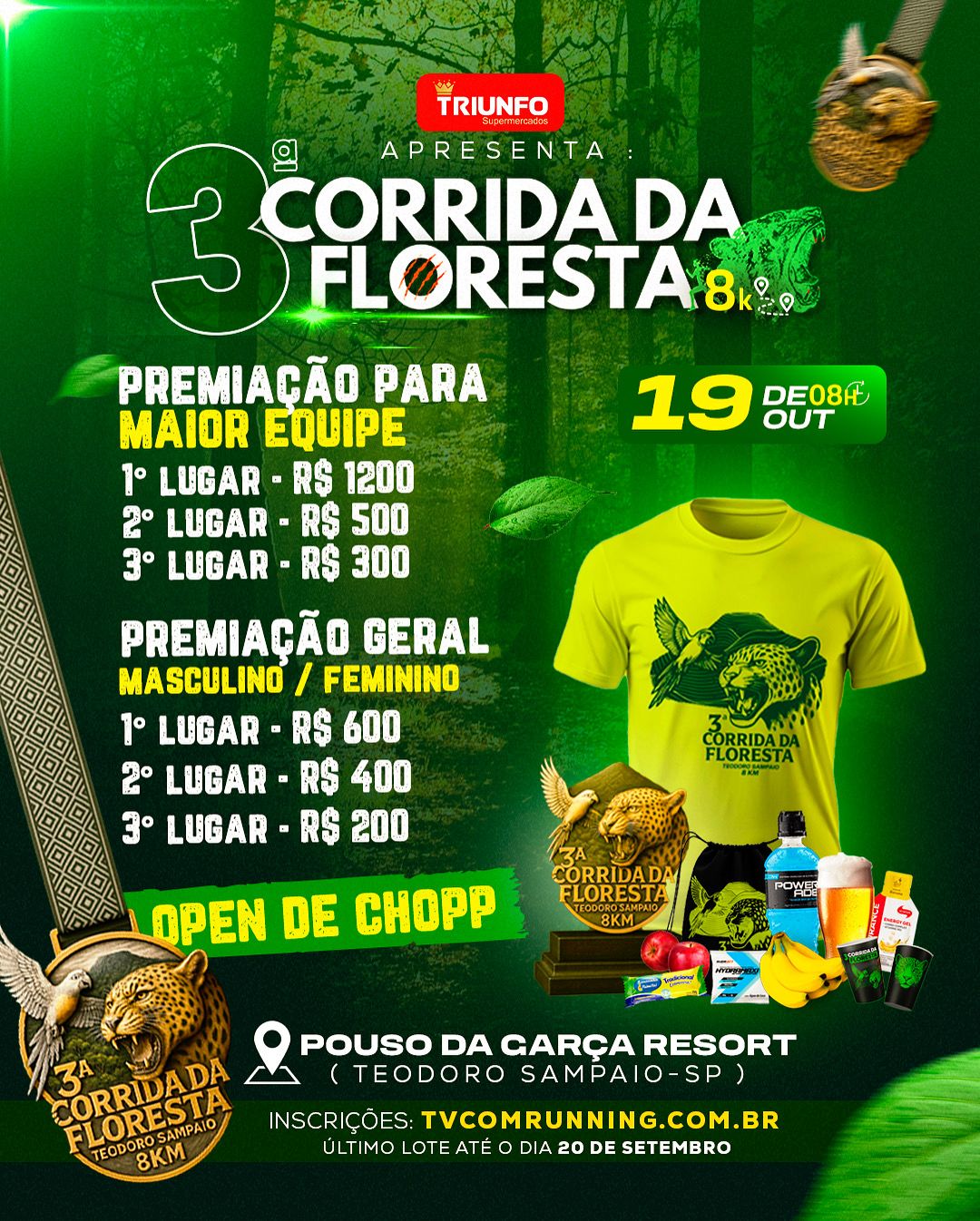 3ª CORRIDA DA FLORESTA ETAPA TEODORO SAMPAIO SP