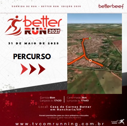 2ª CORRIDA E CAMINHADA BETTER RUN RANCHARIA SP