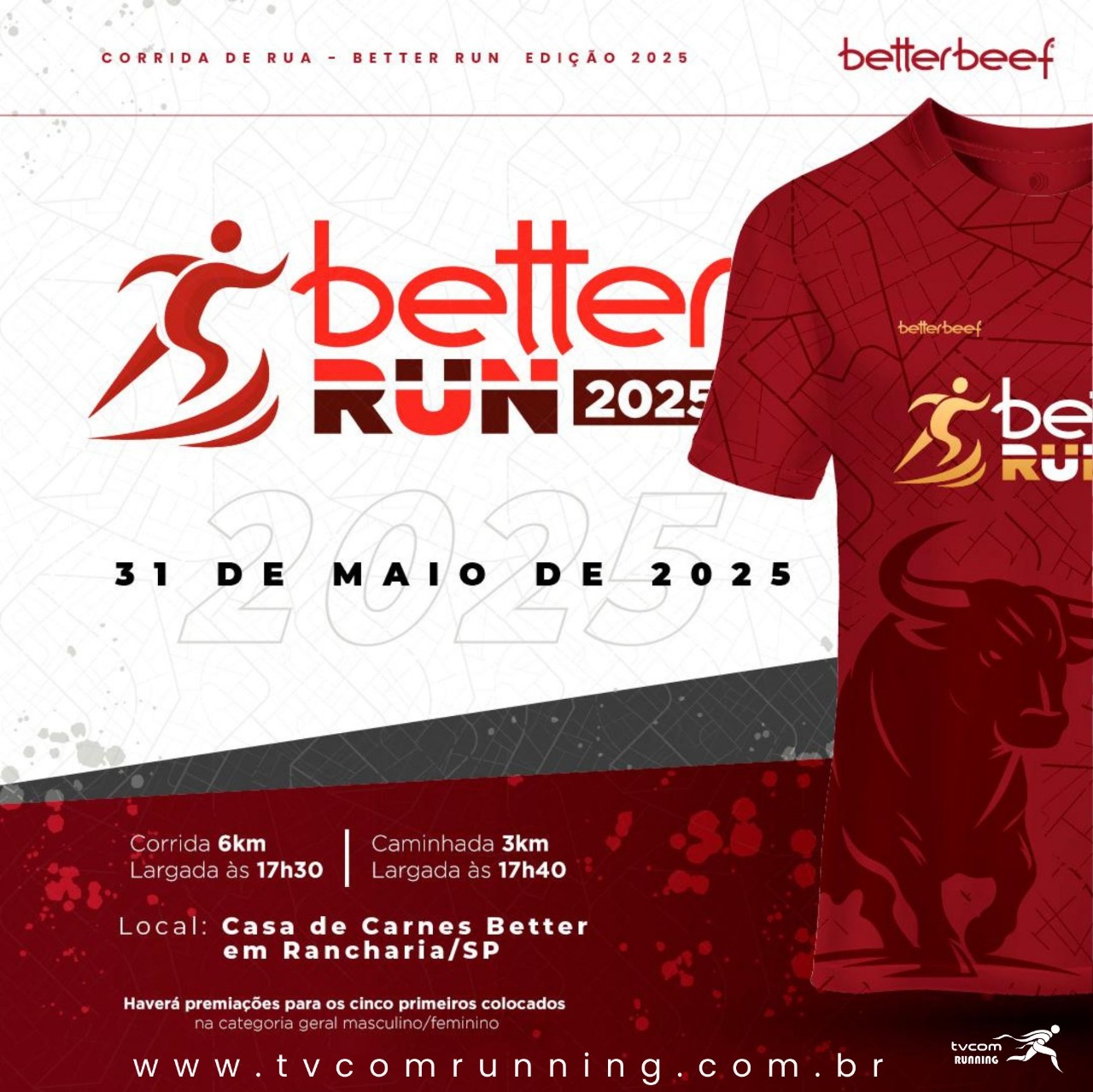 2ª CORRIDA E CAMINHADA BETTER RUN RANCHARIA SP