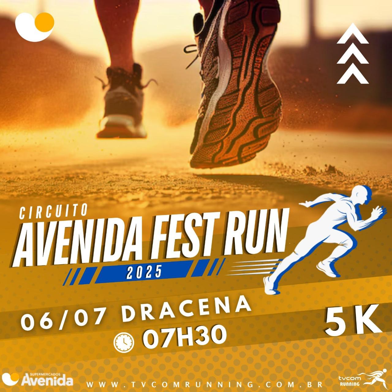 AVENIDA FEST RUN ETAPA DRACENA SP