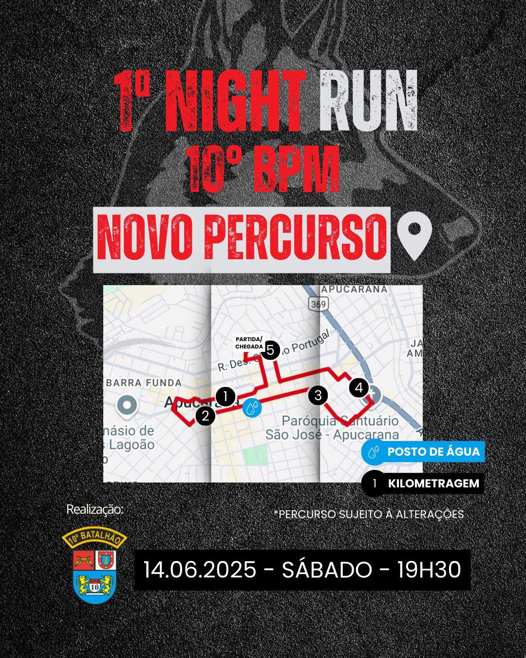1° NIGHT RUN 10º BPM APUCARANA PR