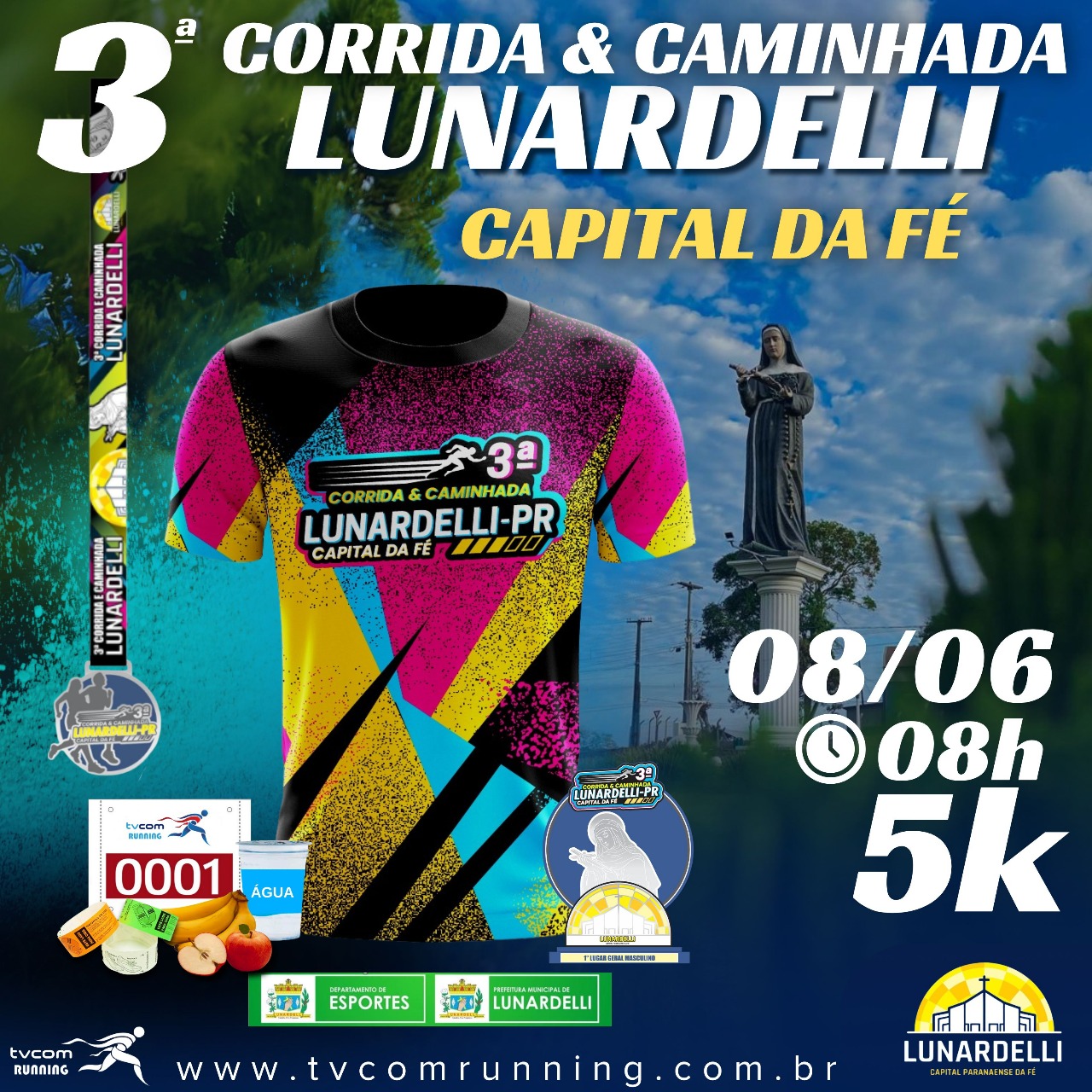 3ª CORRIDA CAPITAL DA FÉ LUNARDELLI PR
