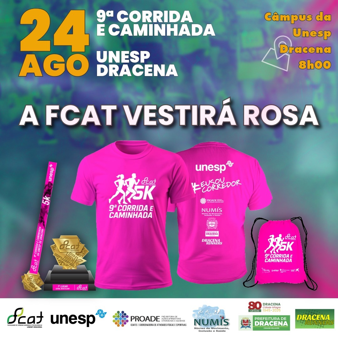 9ª CORRIDA E CAMINHADA DA UNESP DRACENA SP