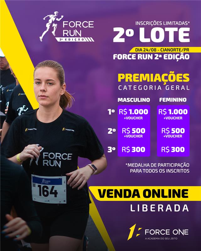 2ª FORCE RUN CIANORTE PR