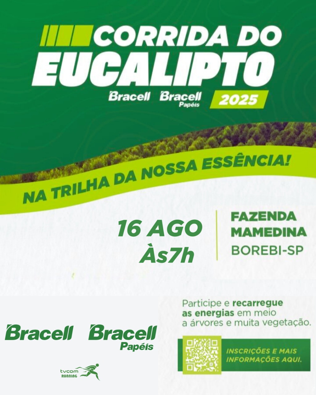 3ª CORRIDA E CAMINHADA DO EUCALIPTO BRACELL