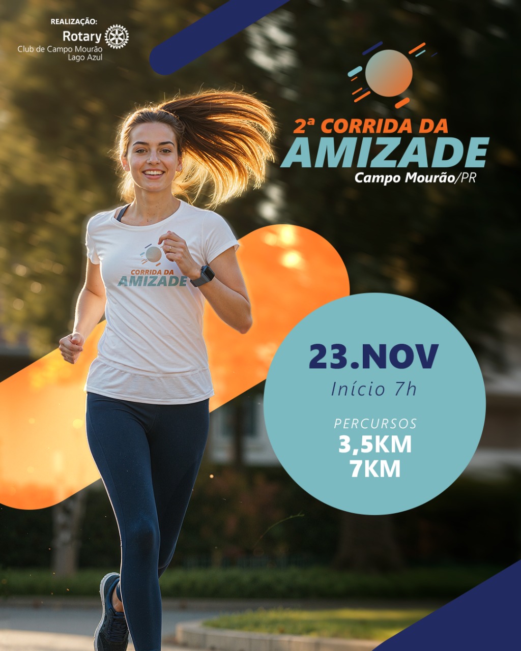 2ª CORRIDA DA AMIZADE DO ROTARY CLUB DE CAMPO MOURÃO LAGO AZUL