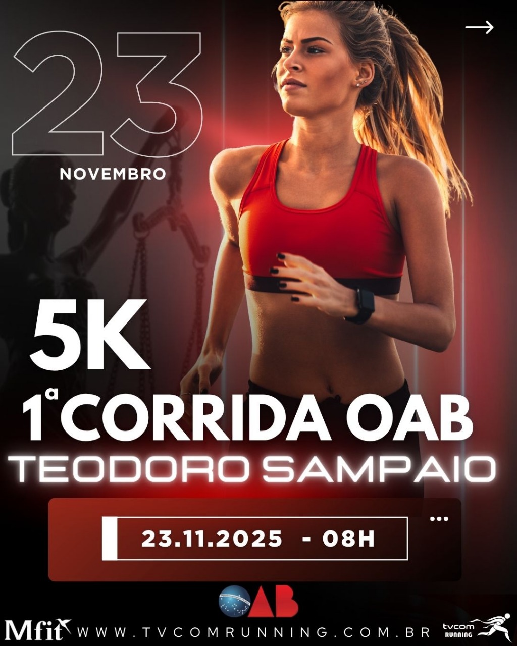 1ª CORRIDA PEDESTRE OAB TEODORO SAMPAIO
