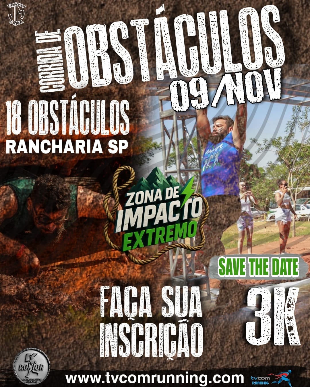 ZONA DE IMPACTO EXTREMO CORRIDA DE OBSTÁCULOS - RANCHARIA SP