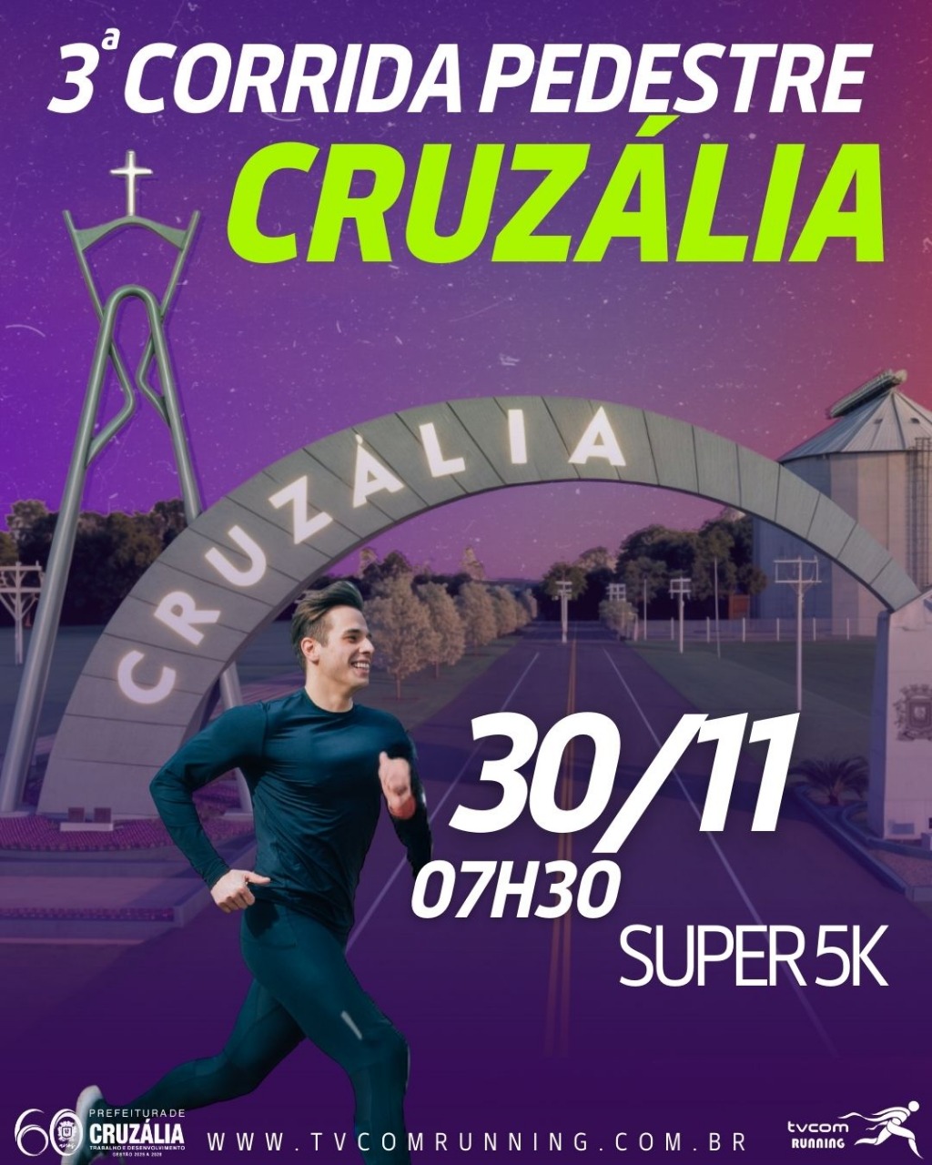 3ª CORRIDA PEDESTRE DE CRUZÁLIA
