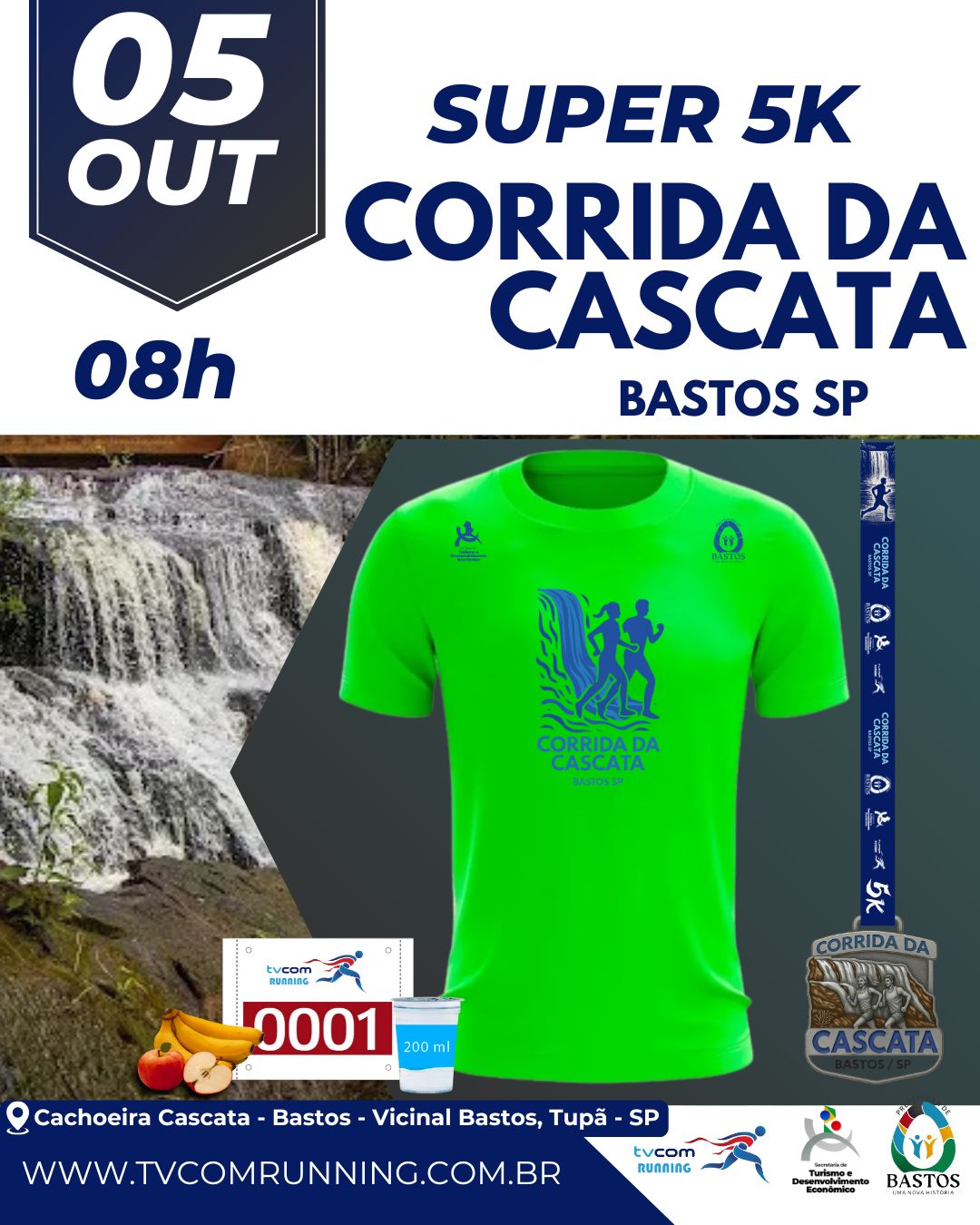 CORRIDA DA CASCATA DE BASTOS SP / SUPER 5K