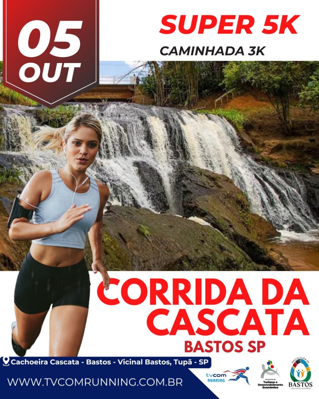 CORRIDA DA CASCATA DE BASTOS SP / SUPER 5K