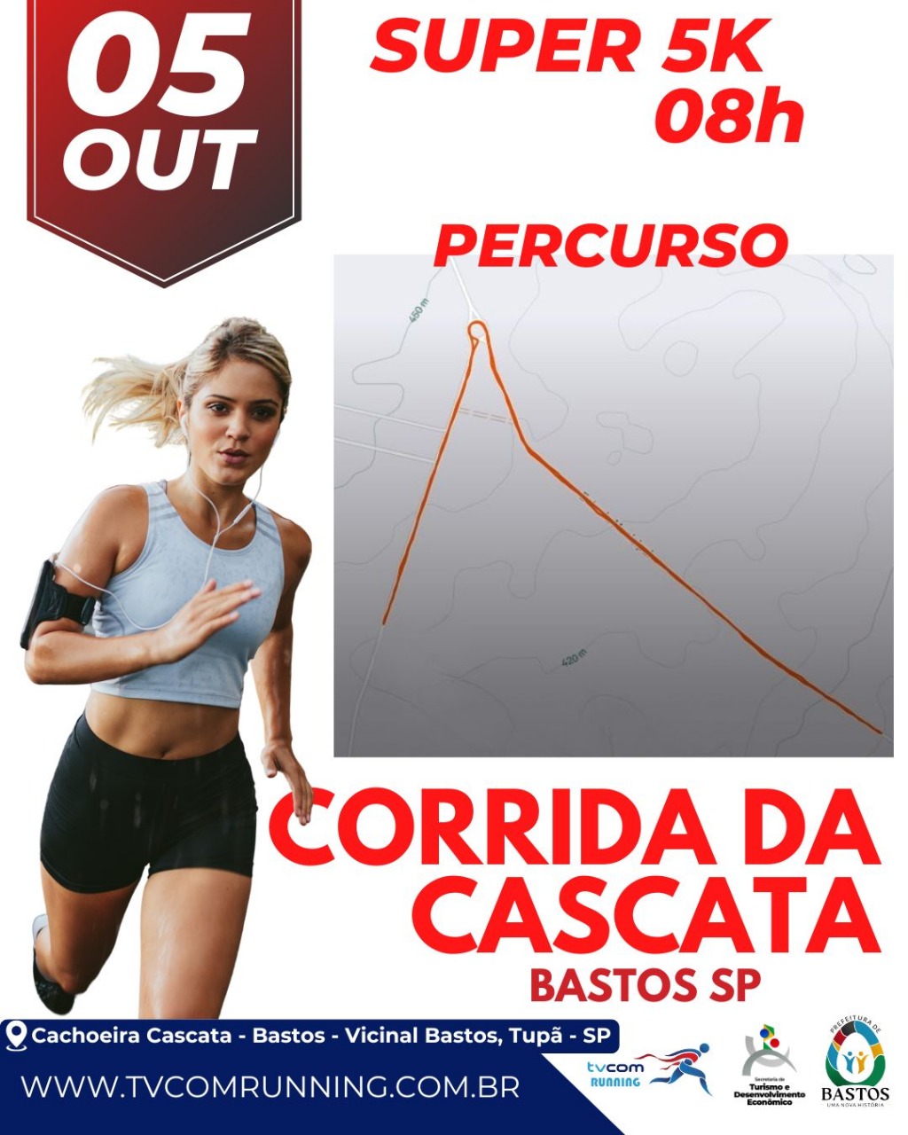 CORRIDA DA CASCATA DE BASTOS SP / SUPER 5K