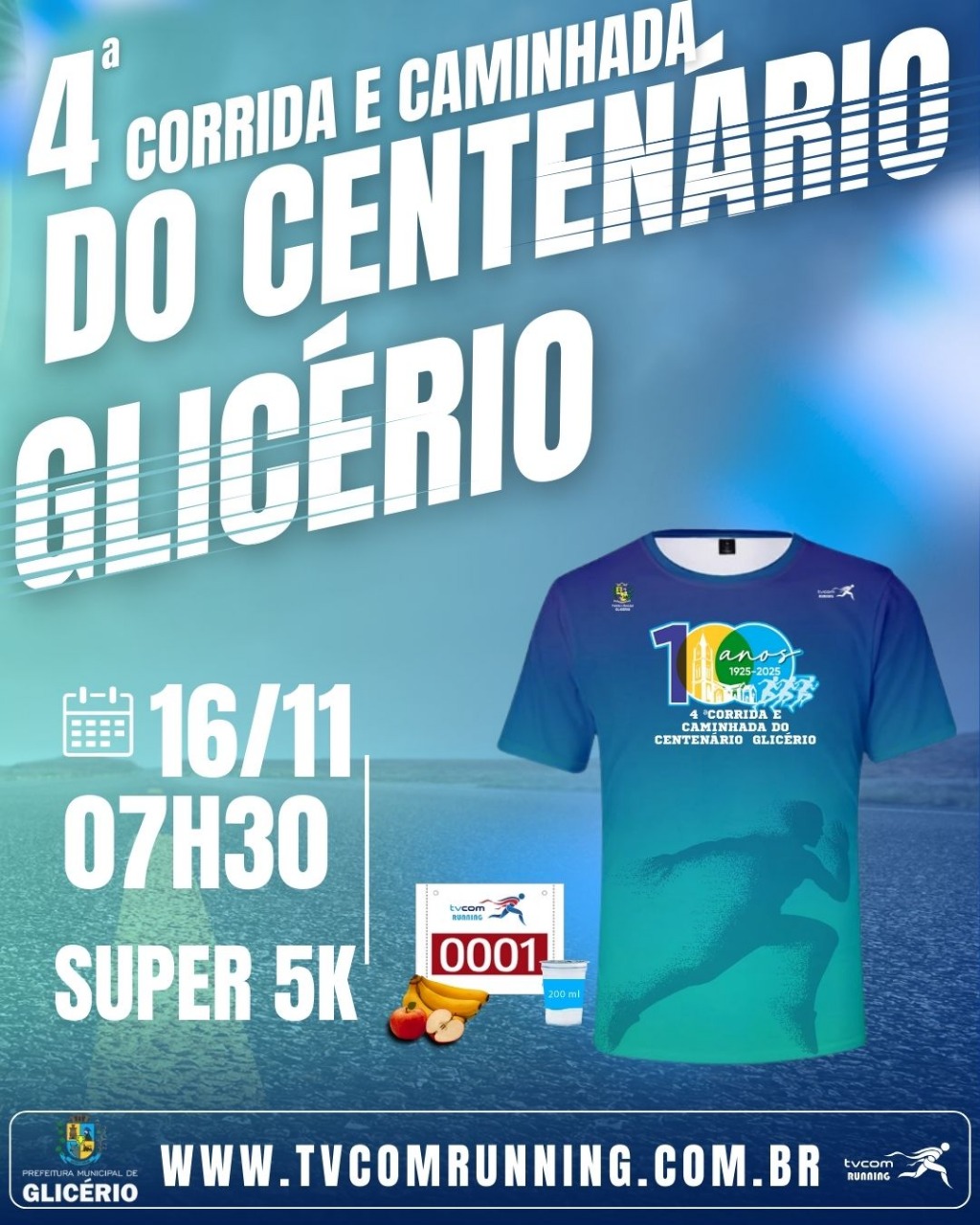 4ª CORRIDA E CAMINHADA DE GLICÉRIO SP