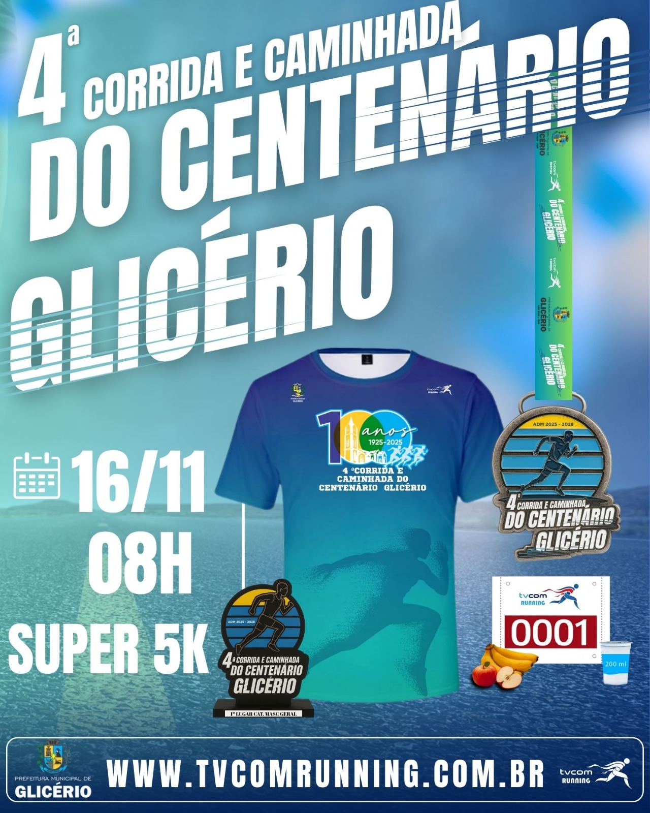 4ª CORRIDA E CAMINHADA DE GLICÉRIO SP