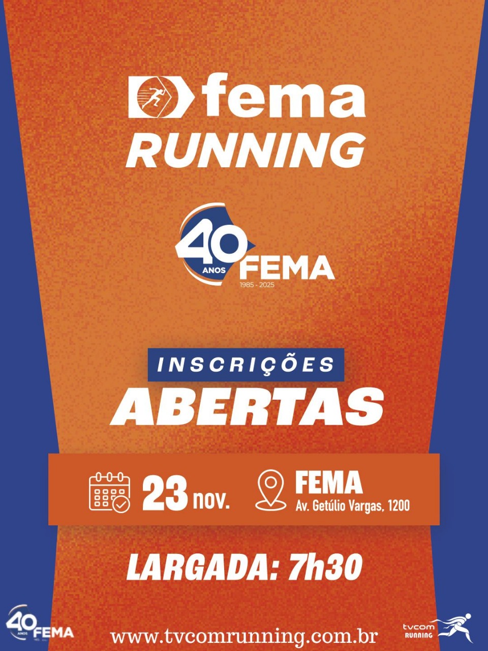 3ª CORRIDA PEDESTRE FEMA 40 ANOS ASSIS SP
