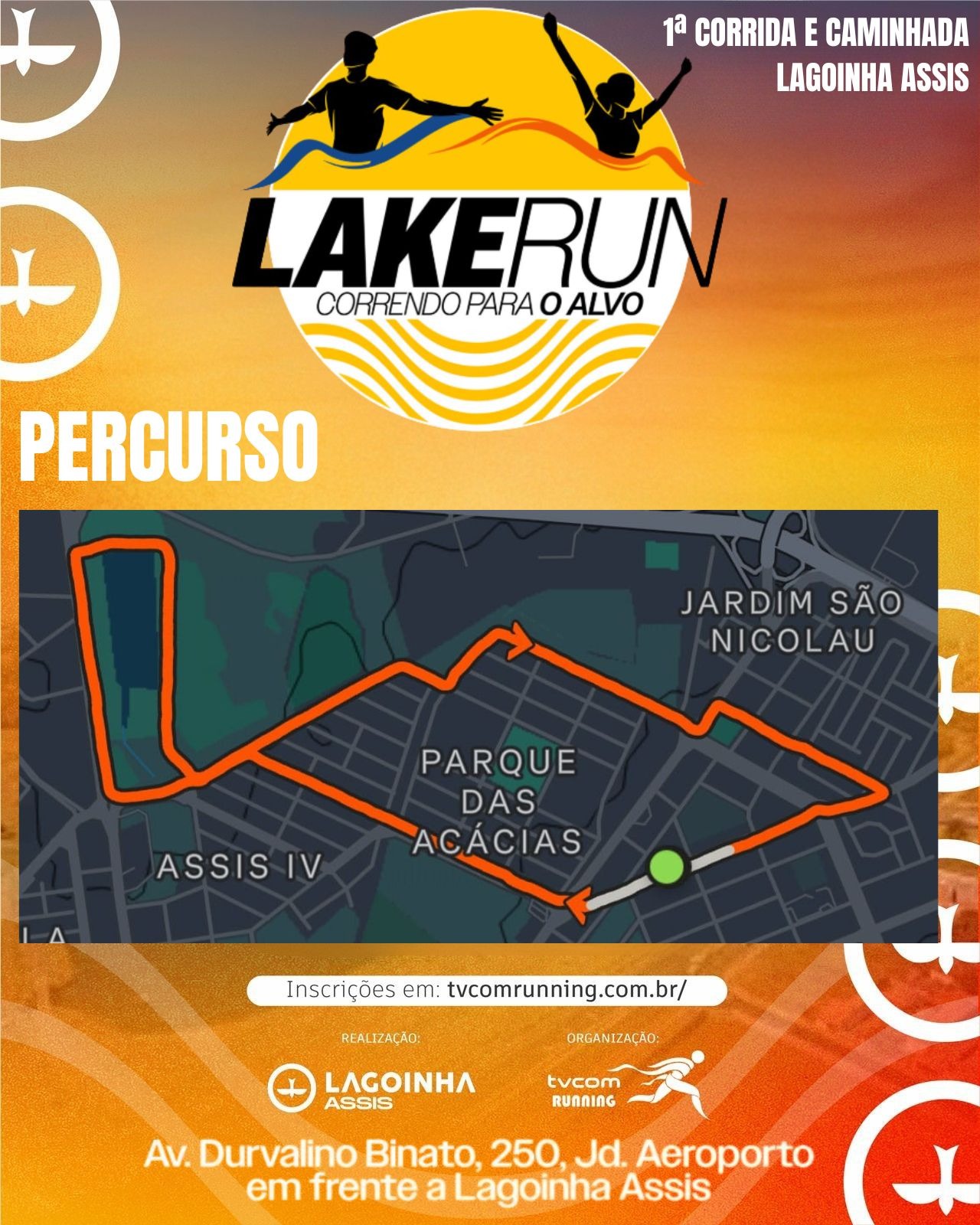 LAKE RUN 5KM CORRENDO PARA O ALVO ASSIS SP