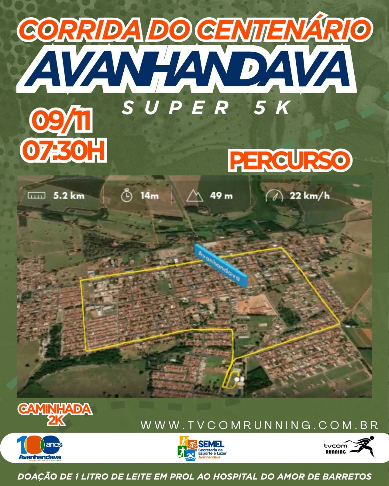 CORRIDA DO CENTENÁRIO DE AVANHANDAVA SP