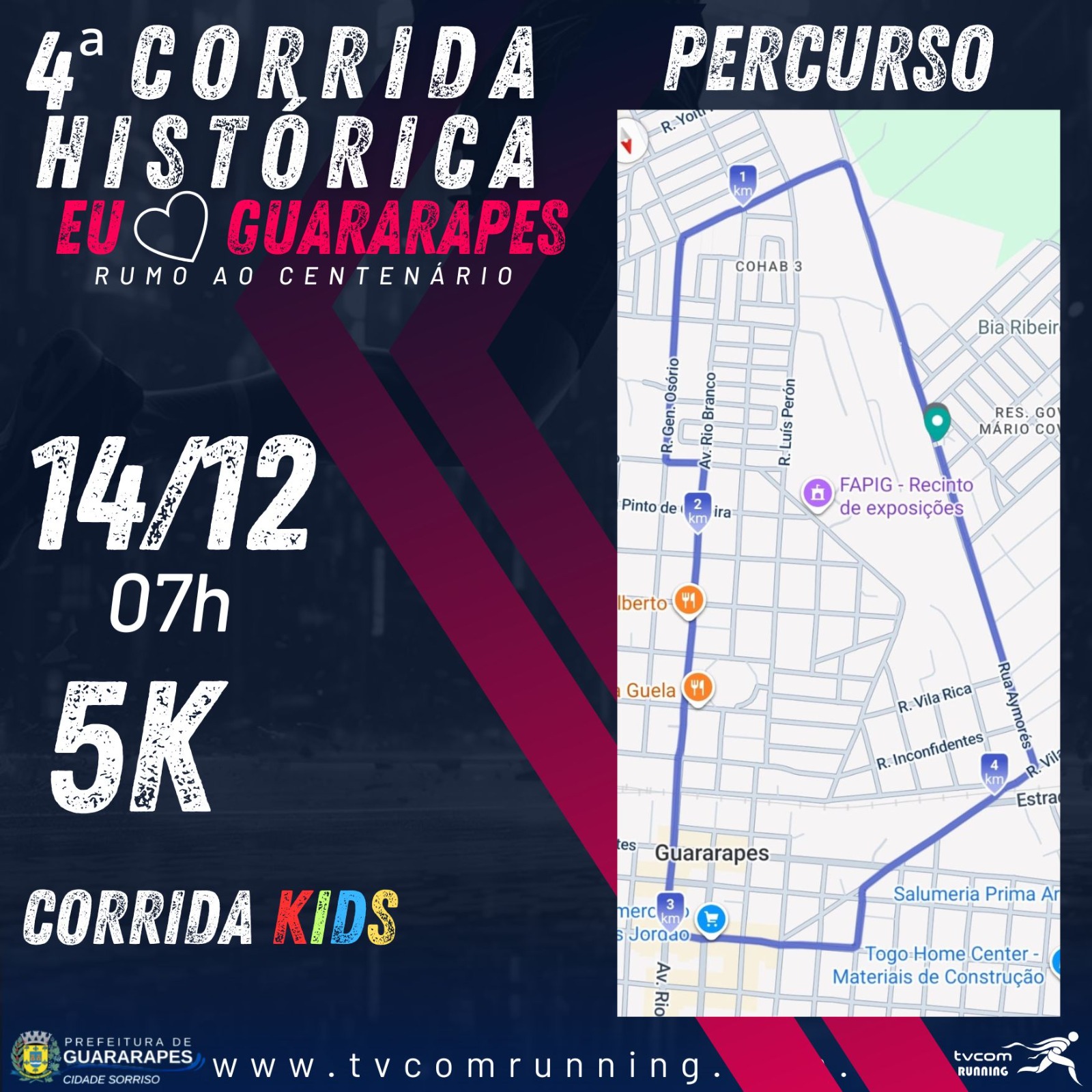 4ª CORRIDA HISTÓRICA DE GUARARAPES RUMO AO CENTENÁRIO