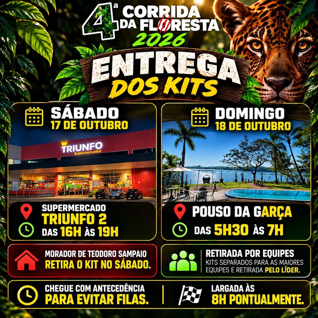 4ª CORRIDA DA FLORESTA ETAPA TEODORO SAMPAIO 2026