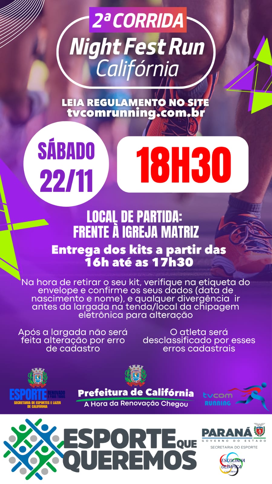 2ª CALIFÓRNIA NIGHT RUN