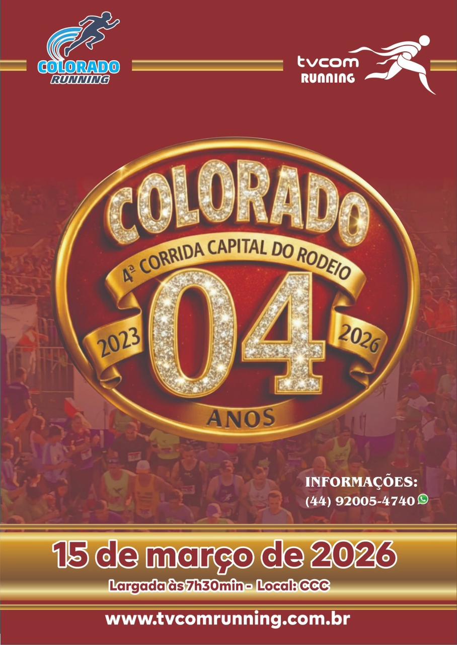 4ª CORRIDA CAPITAL DO RODEIO COLORADO