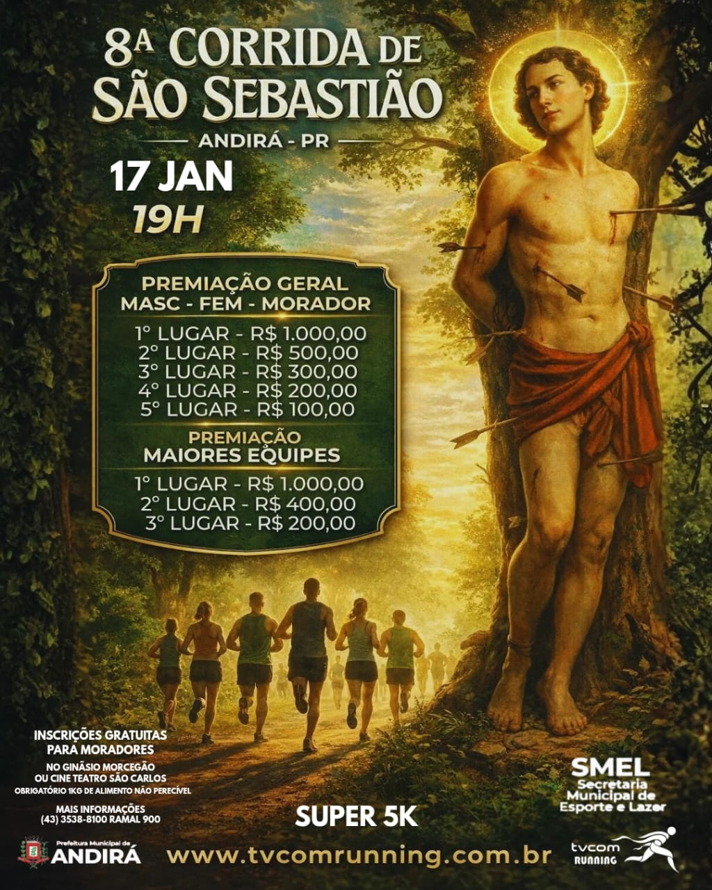 9ª CORRIDA DE PEDESTRES DE SÃO SEBASTIÃO 2026