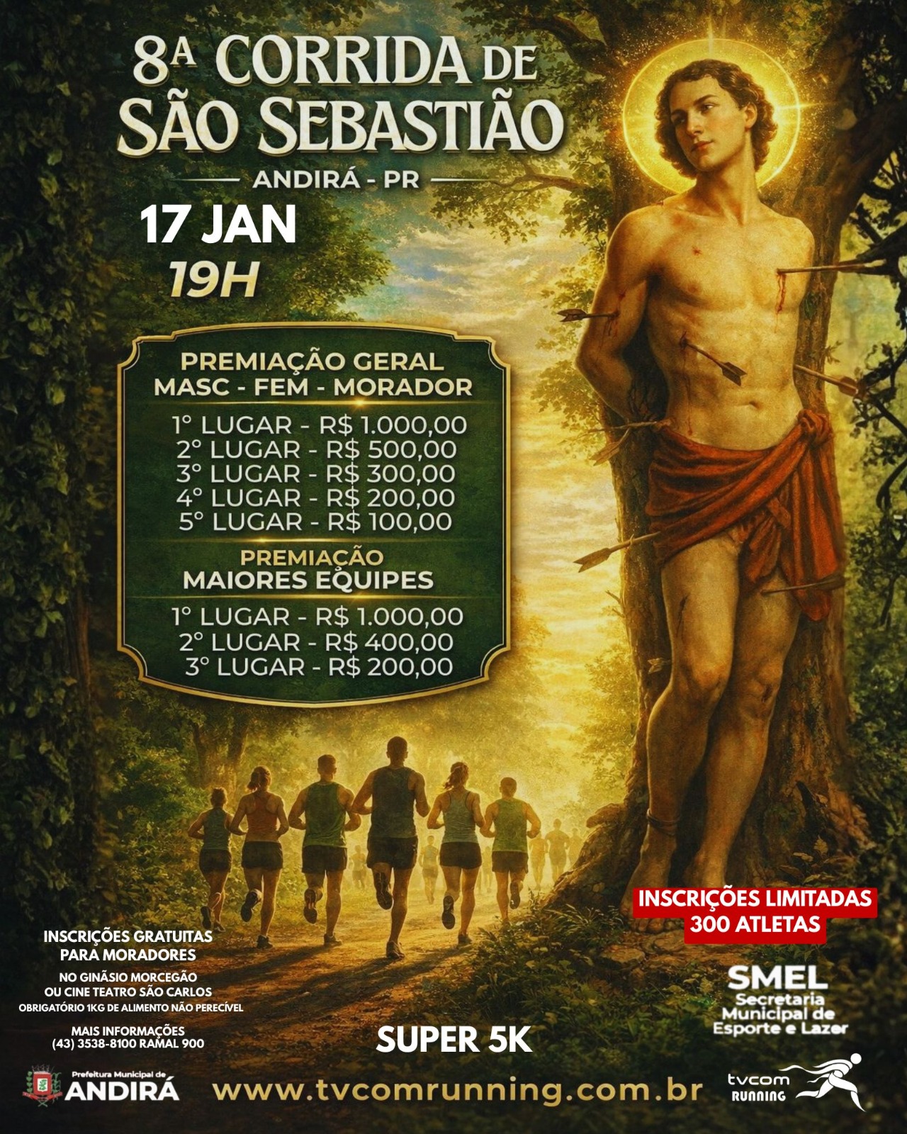 9ª CORRIDA DE PEDESTRES DE SÃO SEBASTIÃO 2026