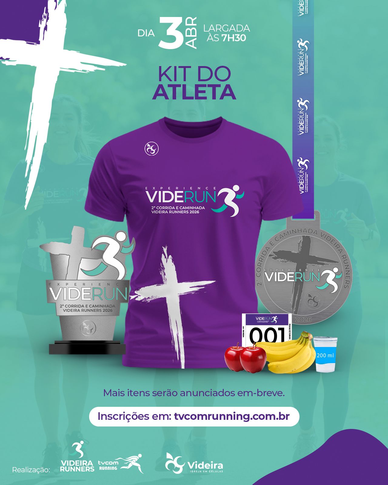 2ª CORRIDA E CAMINHADA VIDEIRA RUNNERS