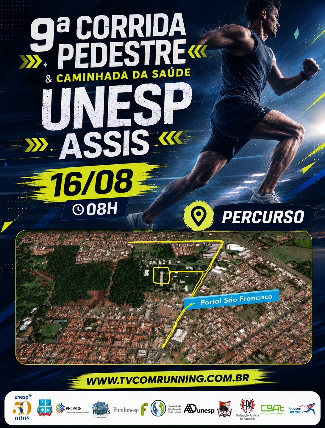 IX PROVA PEDESTRE E CAMINHADA DA SAÚDE UNESP / ASSIS