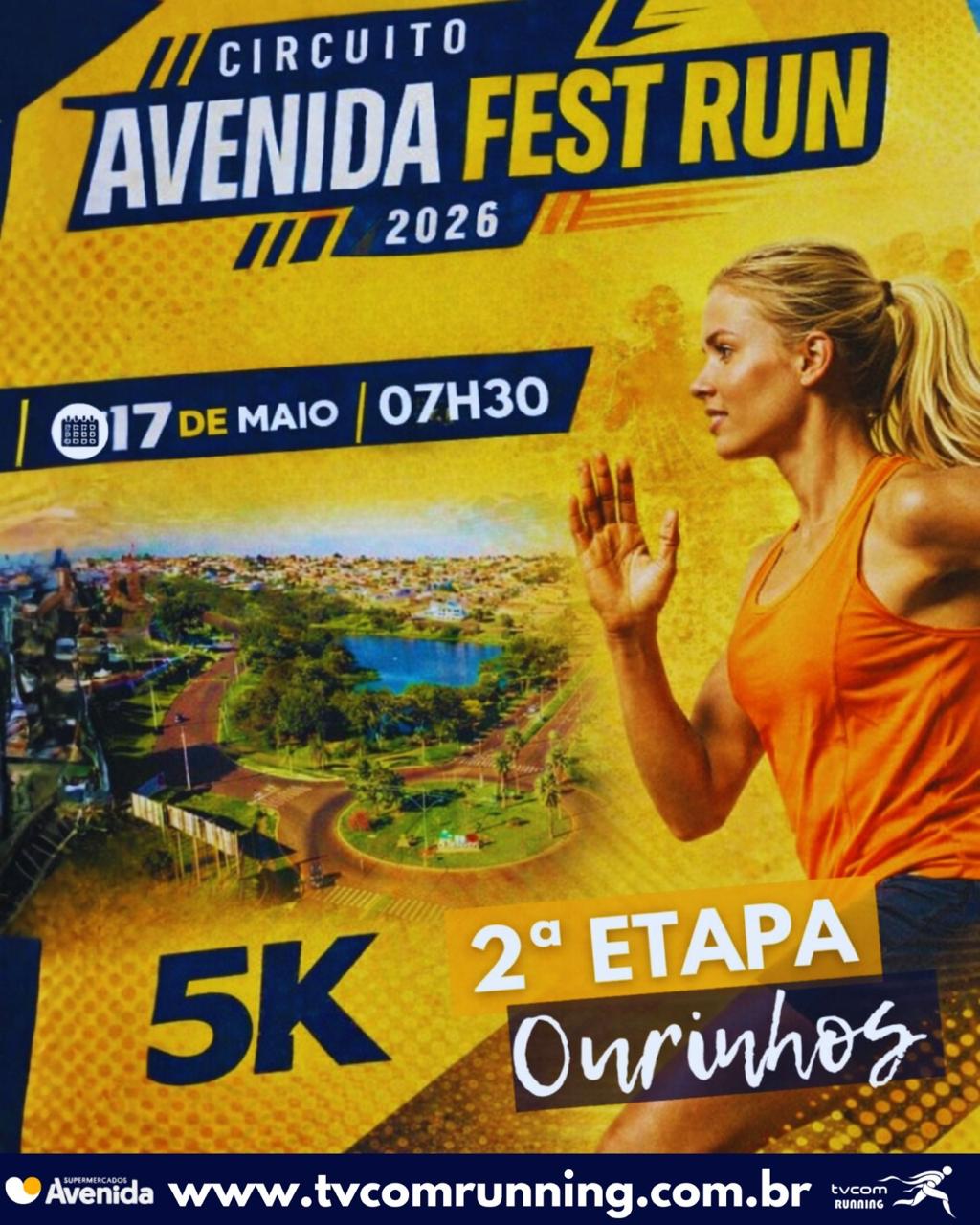 AVENIDA FEST RUN ETAPA OURINHOS SP 2026