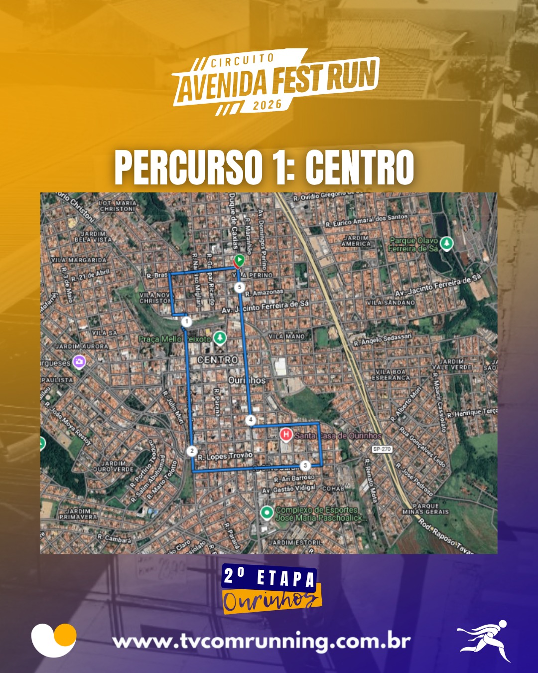 AVENIDA FEST RUN ETAPA OURINHOS SP 2026