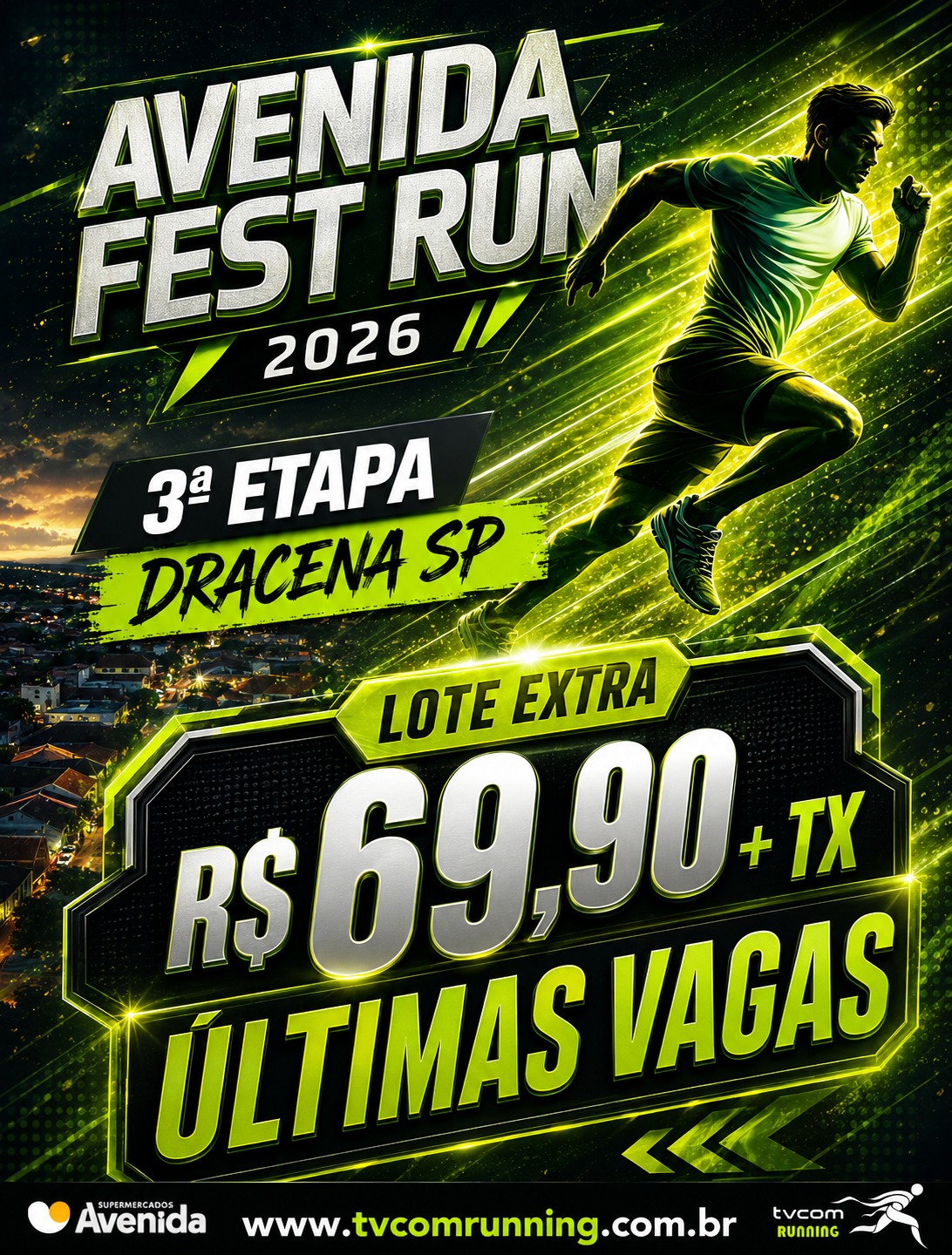 AVENIDA FEST RUN ETAPA DRACENA SP 2026