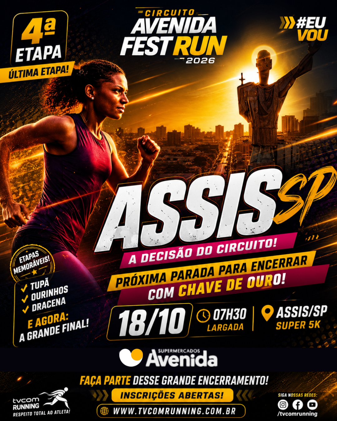 AVENIDA FEST RUN ETAPA ASSIS SP 2026