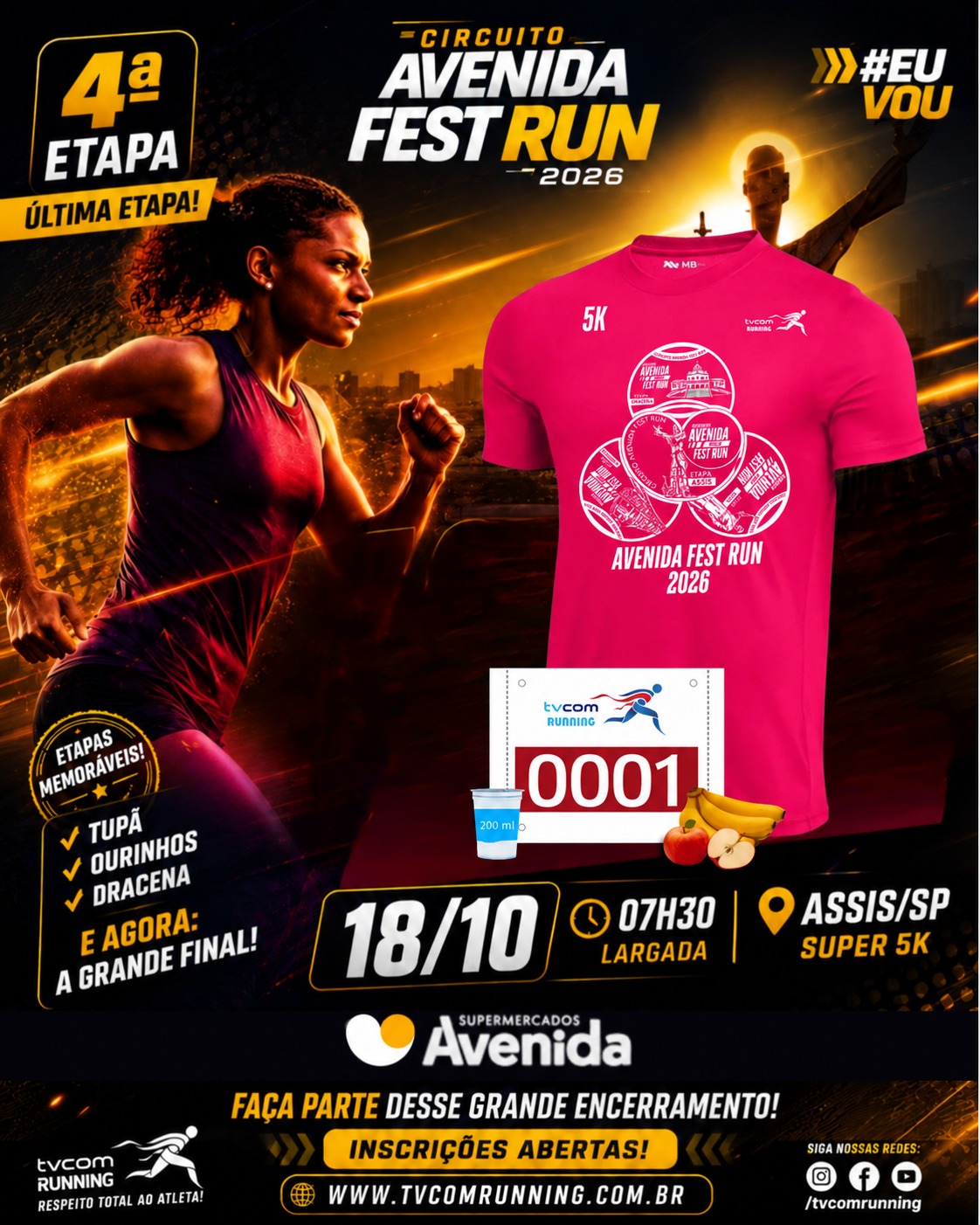 AVENIDA FEST RUN ETAPA ASSIS SP 2026