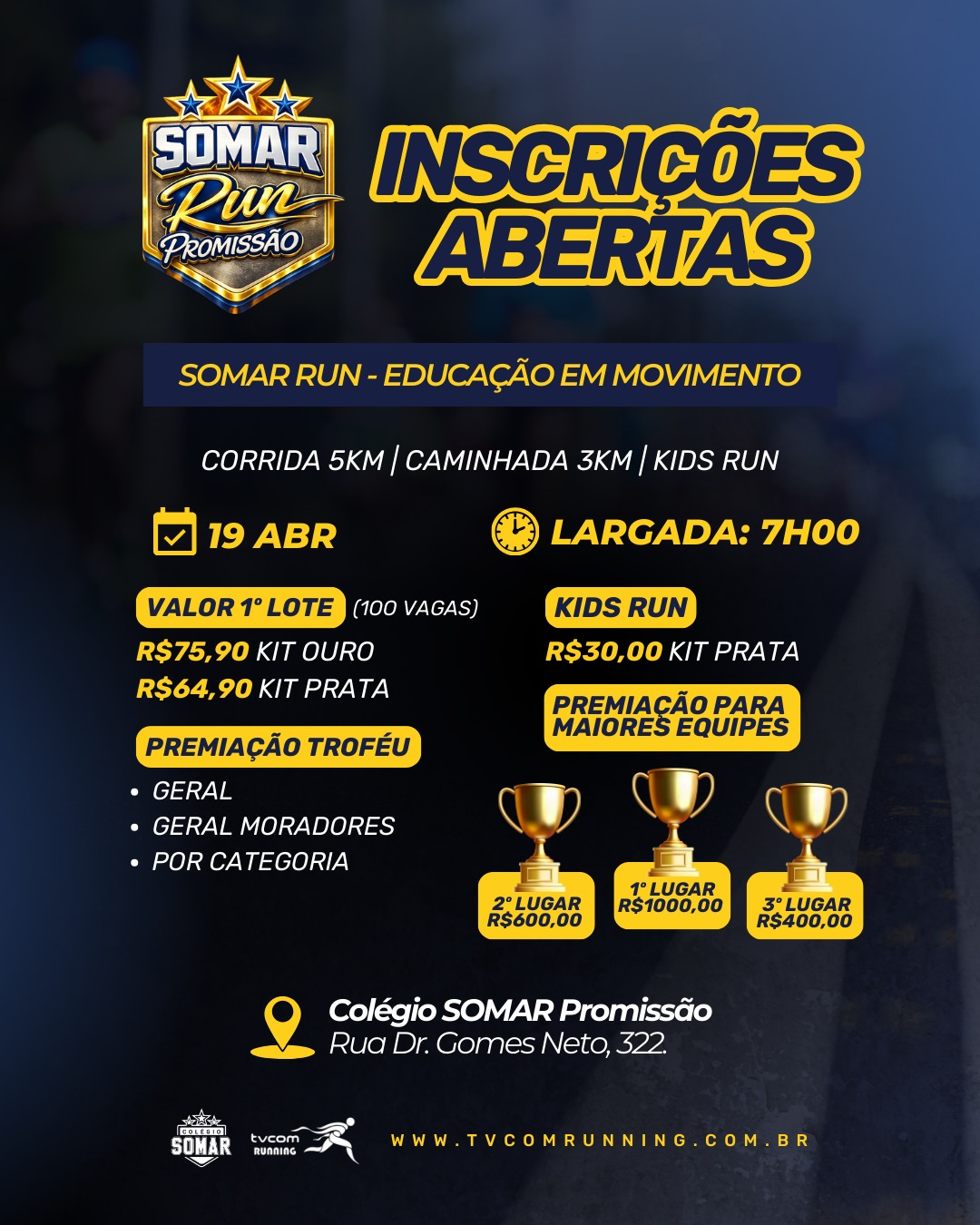 SOMAR RUN EDUCAÇÃO EM MOVIMENTO