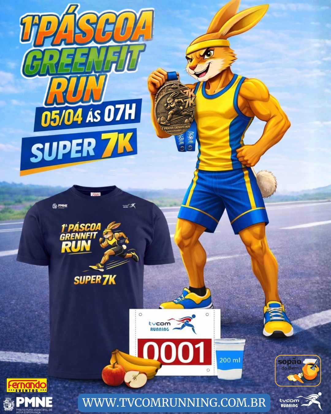 1ª PÁSCOA GREENFIT RUN - 7K
