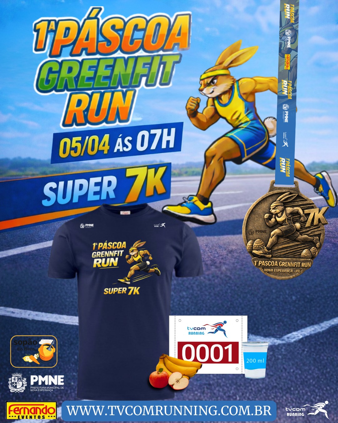 1ª PÁSCOA GREENFIT RUN - 7K
