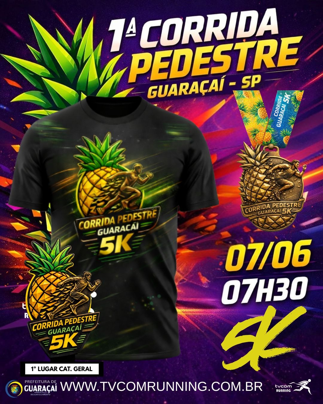 1ª GUARAÇAÍ RUN 5K