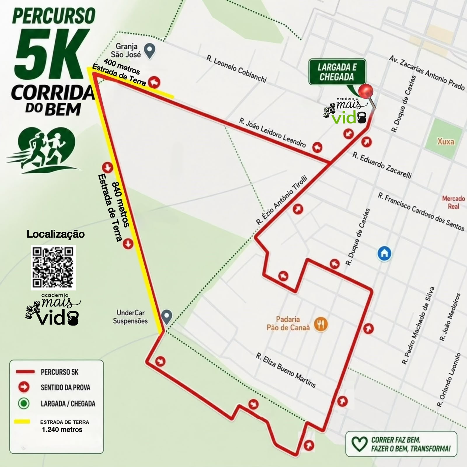 CORRIDA DO BEM 5K - 2ª EDIÇÃO PALMITAL SP