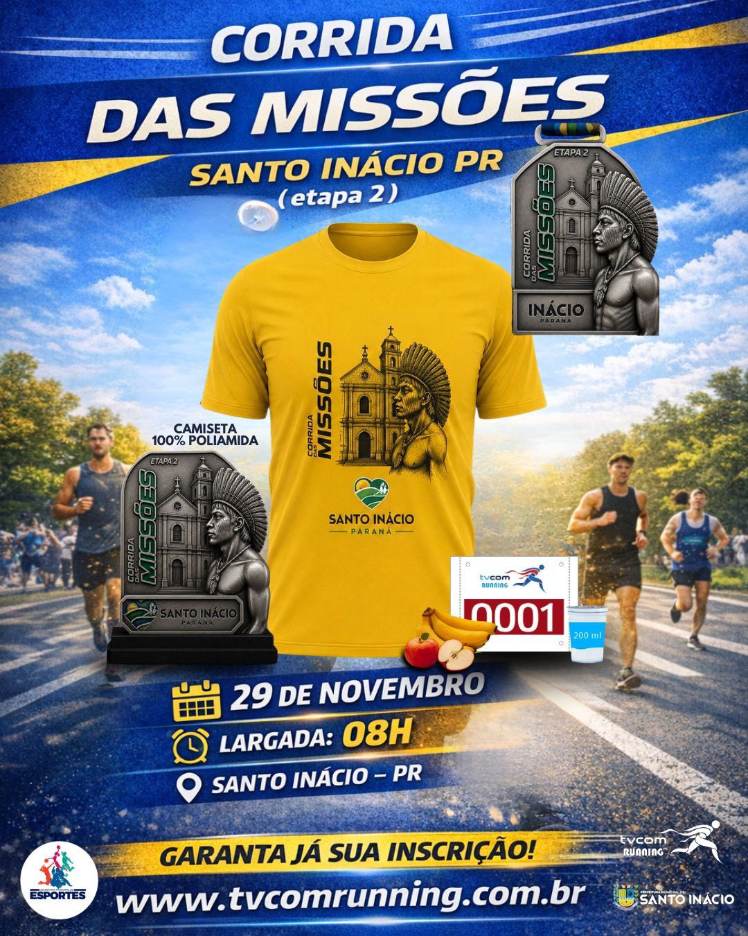 CORRIDA DAS MISSÕES DE SANTO INÁCIO PR 2ª ETAPA