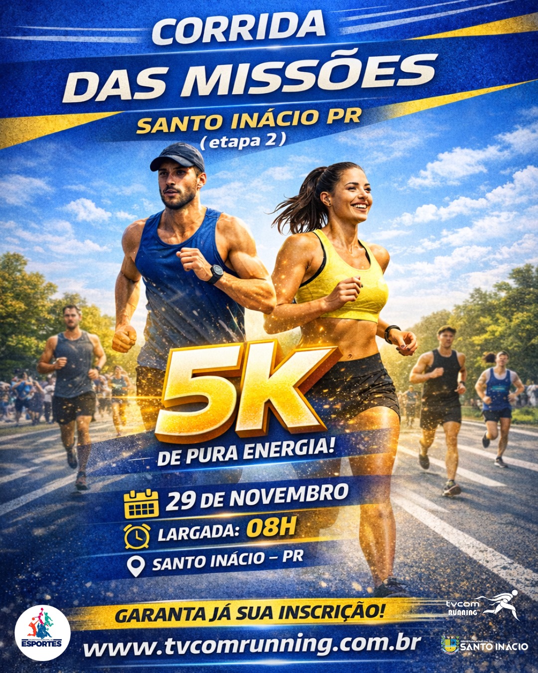 CORRIDA DAS MISSÕES DE SANTO INÁCIO PR 2ª ETAPA