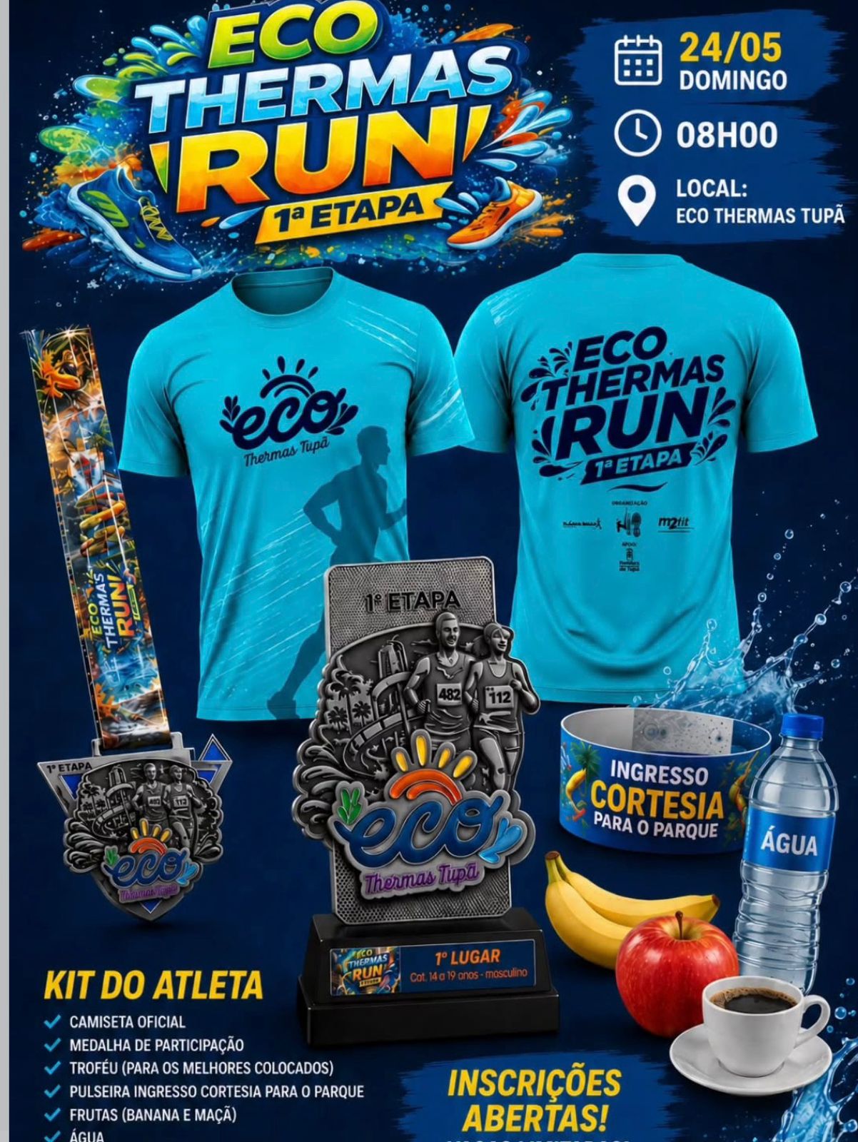 ECO THERMAS RUN 1ª ETAPA CIRCUIT TOUR TUPÃ