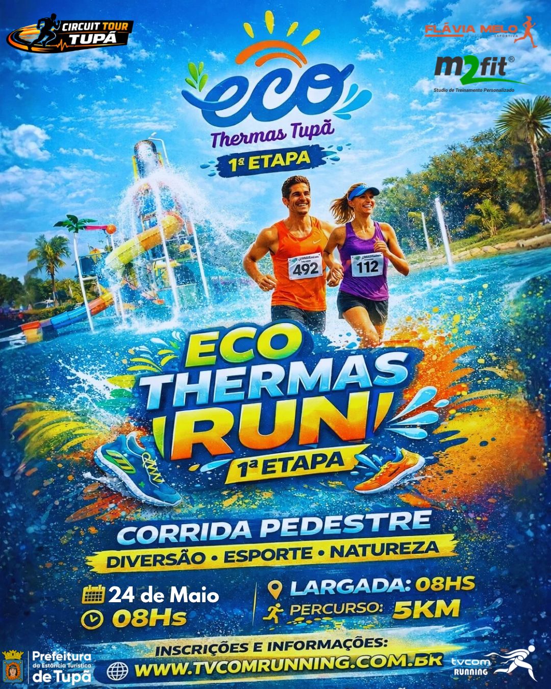 ECO THERMAS RUN 1ª ETAPA CIRCUIT TOUR TUPÃ
