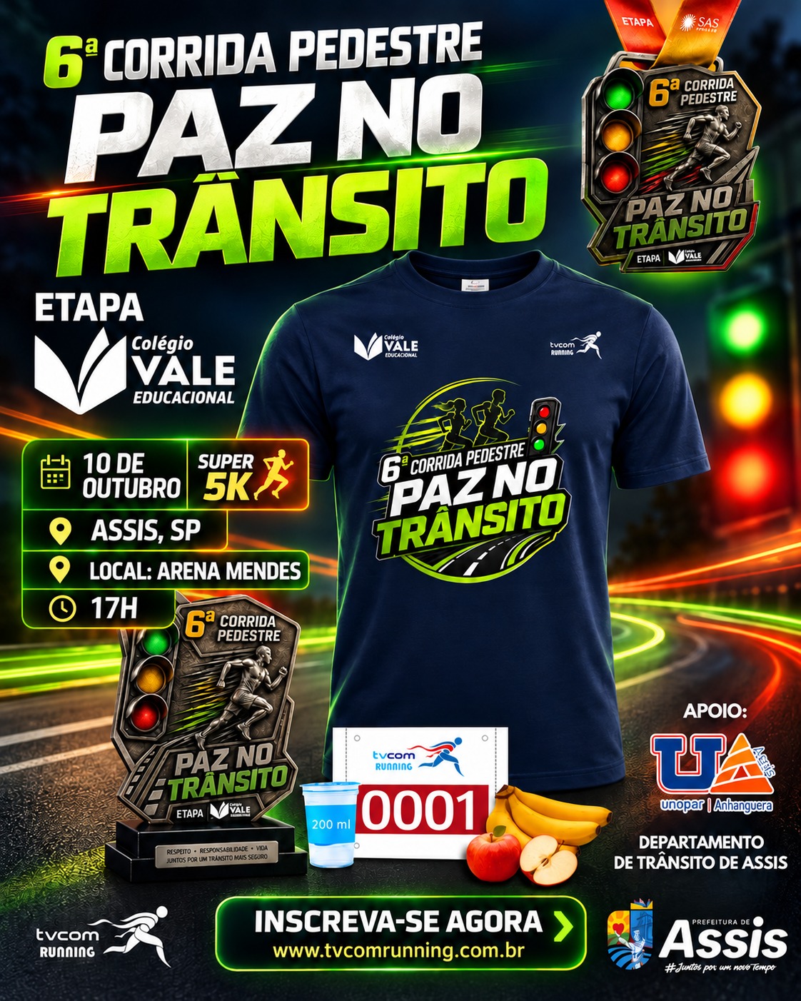 6ª CORRIDA PAZ NO TRÂNSITO ASSIS SP