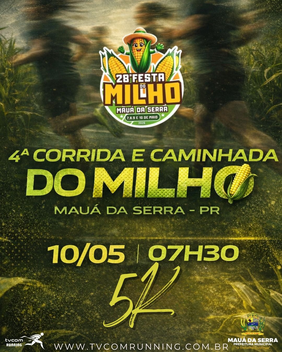 4ª CORRIDA E CAMINHADA DO MILHO DE MAUÁ DA SERRA PR