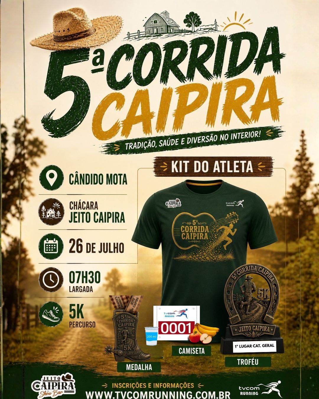5ª CORRIDA CAIPIRA DE CÂNDIDO MOTA