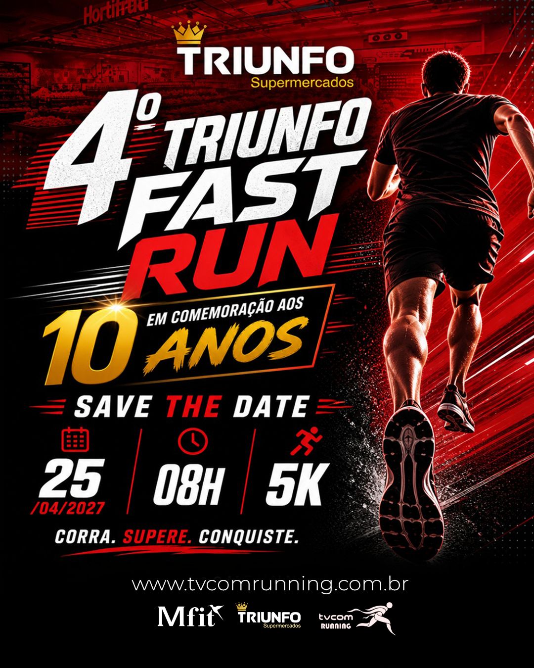 4º TRIUNFO FAST RUN SUPER 5K  - 10 ANOS - TEODORO SAMPAIO SP